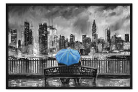 Gerahmter Kunstdruck New York in Love II