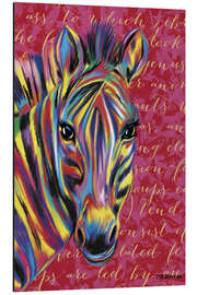 Magnettafel Pop Art Zebra