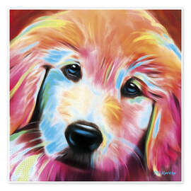 Obra artística  Golden Retriever Puppy