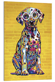 Gallery print Yellow Pop Art Dalmatian