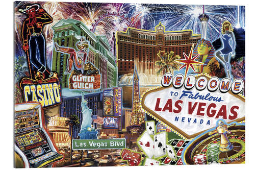 Galleritryck Las Vegas Pop Art