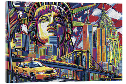 Akrylbillede New York Pop Art