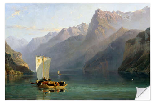 Sisustustarra Lake Lucerne, 1860