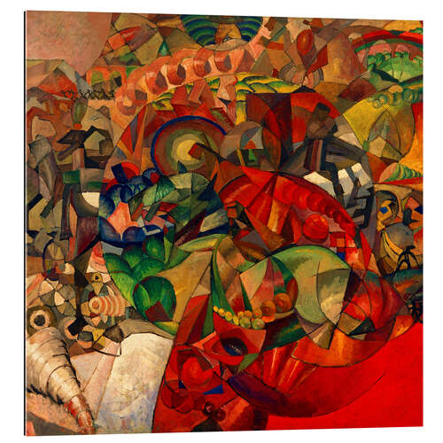 Galleritryck Allegory of the patriotic war, 1912