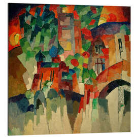 Magnettafel Landschaft mit Tor. Kisslowodsk, 1913