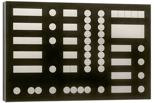 Tableau sur toile Composition with circles, squares and rectangles, ca. 1933