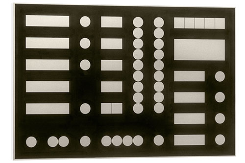 Quadro em PVC Composition with circles, squares and rectangles, ca. 1933