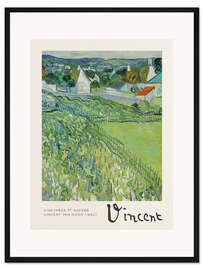 Gerahmter Kunstdruck Vineyards at Auvers
