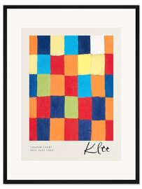 Gerahmter Kunstdruck Colour Chart