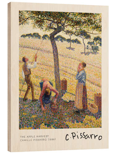 Tableau en bois The Apple Harvest