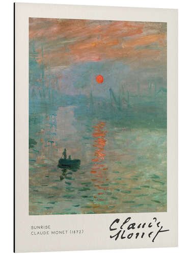Aluminium print Sunrise