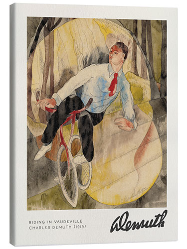 Canvas print Riding in Vaudeville