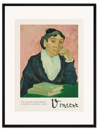 Gerahmter Kunstdruck The Woman from Arles