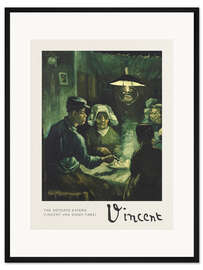 Gerahmter Kunstdruck The Potato Eaters