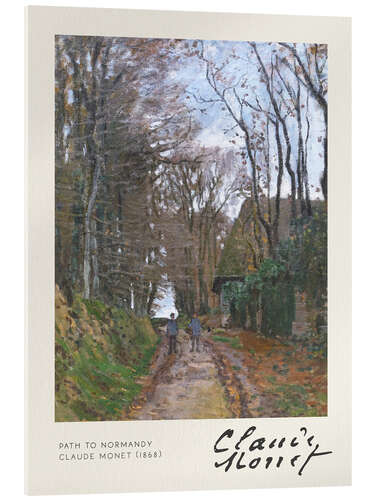 Acrylglas print Path to Normandy