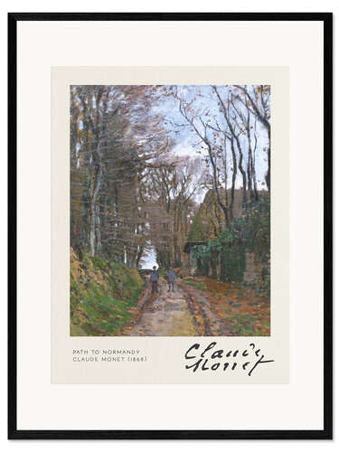 Framed art print Path to Normandy