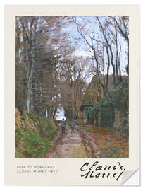 Selvklæbende plakat Path to Normandy