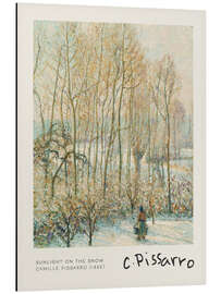 Magnettafel Sunlight on the Snow