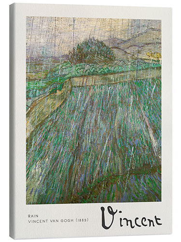 Tableau sur toile Rain