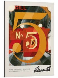 Magnettafel I Saw the Figure 5 in Gold