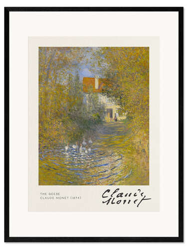 Ingelijste kunstdruk The Geese