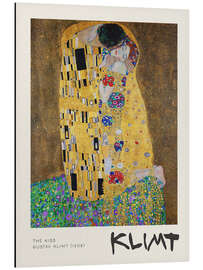 Cuadro de aluminio  The Kiss - Gustav Klimt