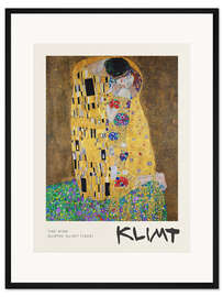 Gerahmter Kunstdruck The Kiss