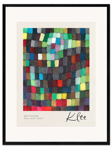 Framed art print May Picture