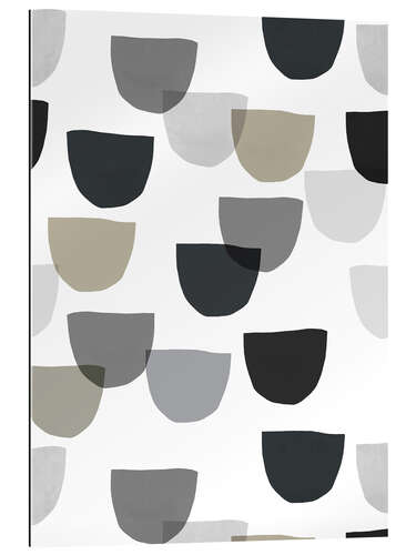 Gallery print Overlapped Garland Shapes Neutral