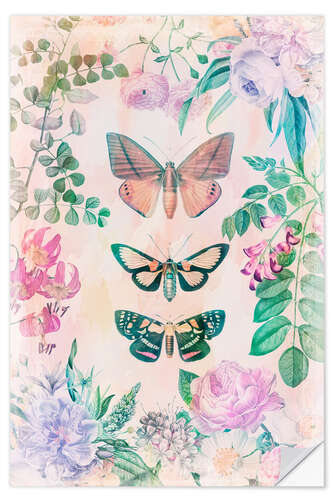 Sticker mural Butterfly Romance