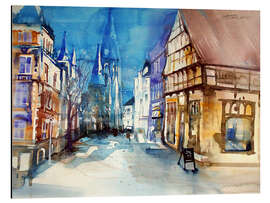 Magnettafel Oldenburg, Blick zur Lambertkirche