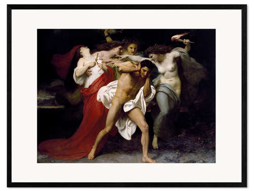 Ingelijste kunstdruk Orestes Pursued by the Furies
