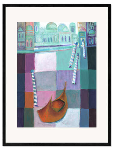 Kunsttryk i ramme Venice