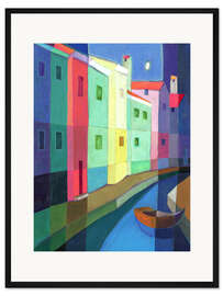 Gerahmter Kunstdruck Burano