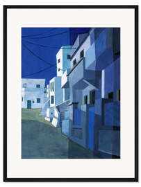 Gerahmter Kunstdruck Santorin