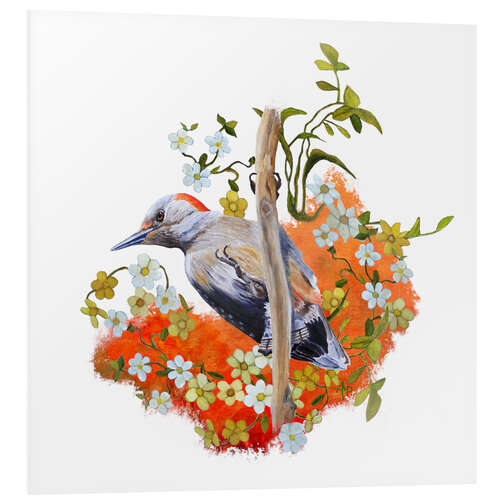 PVC print Gardenwatch Woodpecker