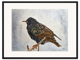 Gerahmter Kunstdruck Europäischer Star