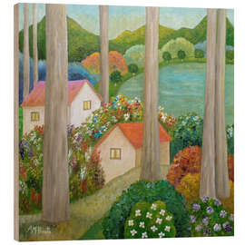 Tableau en bois Spring Breeze