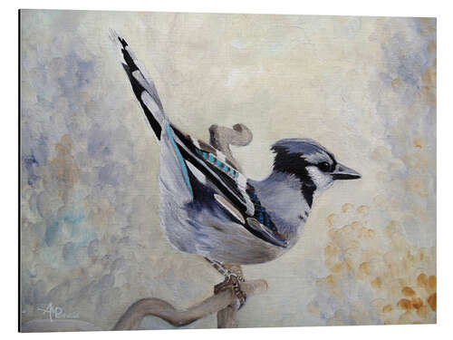 Aluminium print Attitude Derriere Blue Jay