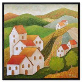 Gerahmter Kunstdruck Andenken an die Friedenstage