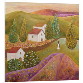 Magnettafel Mädchen aus der Heimatstadt