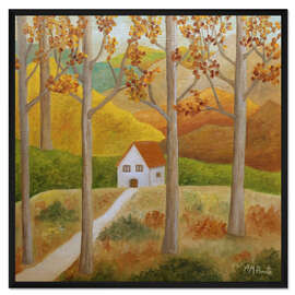 Gerahmter Kunstdruck Nuancen des Herbstes