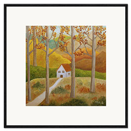 Innrammet kunsttrykk Nuances of autumn