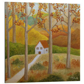 Magnettafel Nuancen des Herbstes