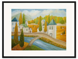 Gerahmter Kunstdruck Vorbei sind die dunklen Wolken