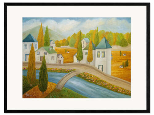 Framed art print Gone are the dark clouds