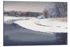 Tableau en aluminium Winter landscape