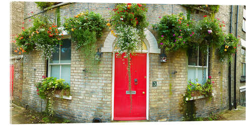 Acrylic print Old facade