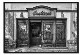 Gerahmter Kunstdruck Alte Bar