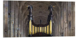 Acrylglasbild Kapelle des King's College, Cambridge - Walter Quirtmair